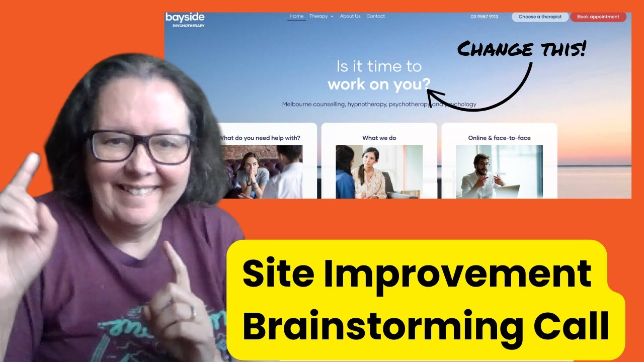 Dr. Marie Haynes offers brainstorming calls to help improve websites